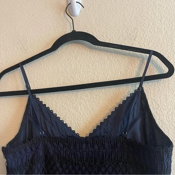 Revolve Likely Glencoe Fence Lace Sleeveless Dress Navy Black Mini Womens Size 6 - Picture 8 of 12
